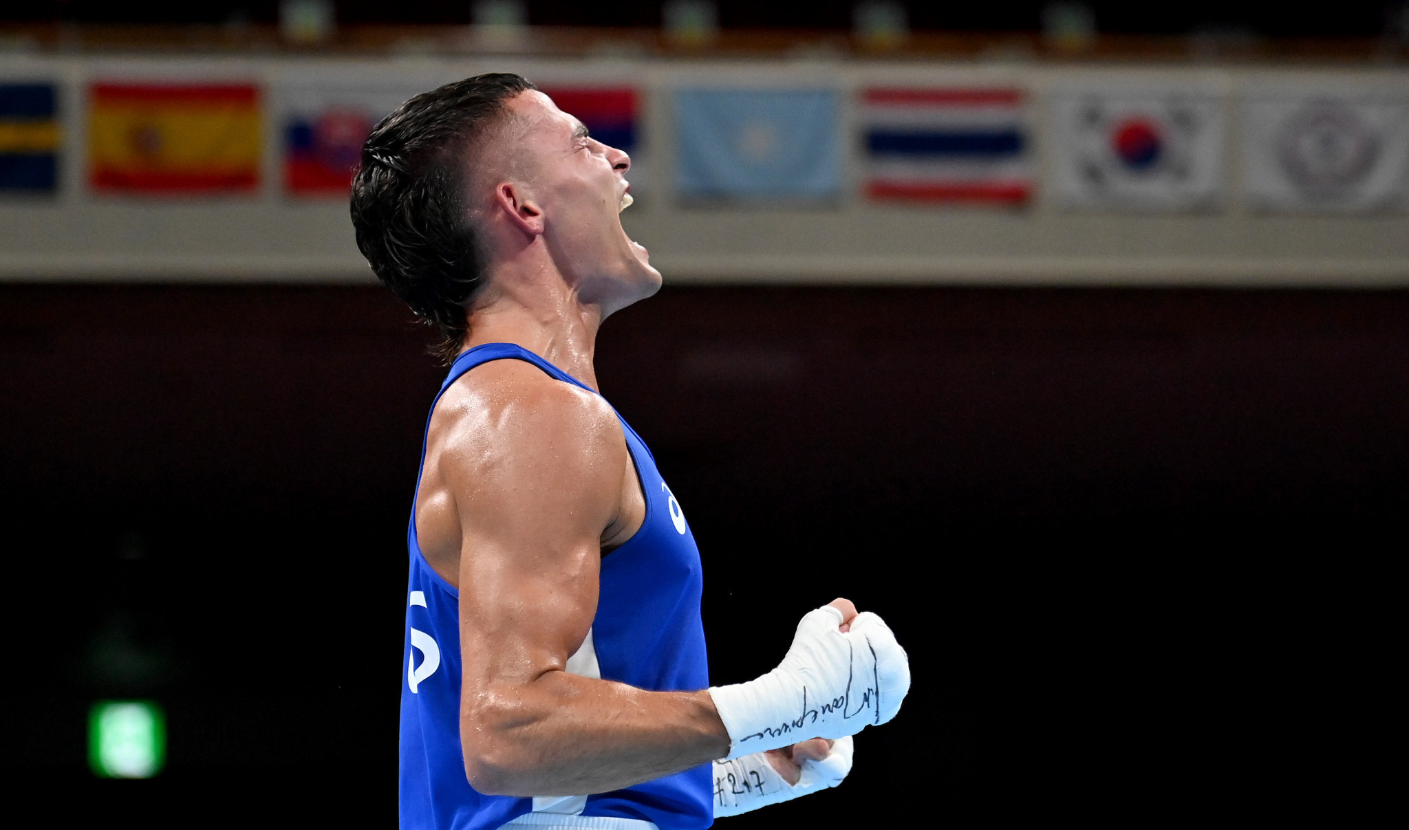 Australia won its first Olympic boxing medal since Seoul 1988 courtesy of Harry Garside at Tokyo 2020 ©Getty Images
