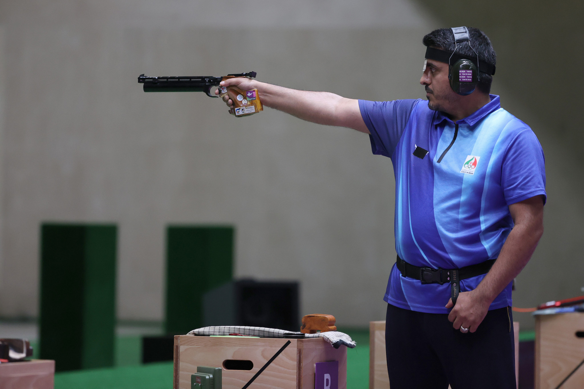 Javad Foroughi is set to compete in two competitions at the ISSF Grand Prix in Cairo ©Getty Images