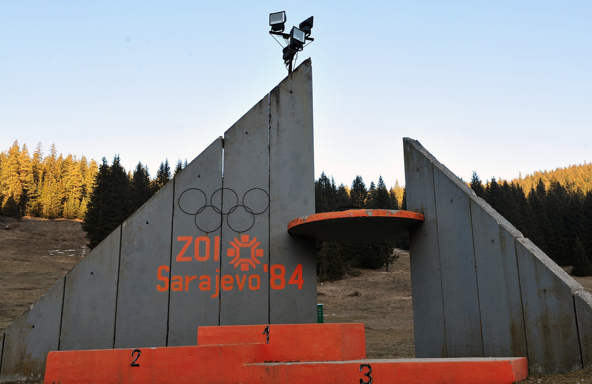 Shelling during the siege of Sarajevo damaged many of the facilities used for the 1984 Winter Olympics ©Getty Images