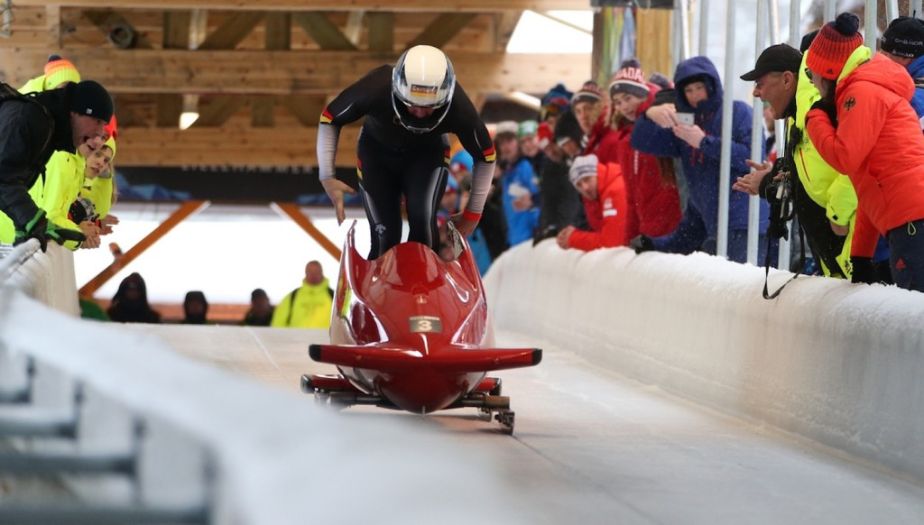 Germany claimed double gold on the inaugural day of monobob ©Lillehammer 2016
