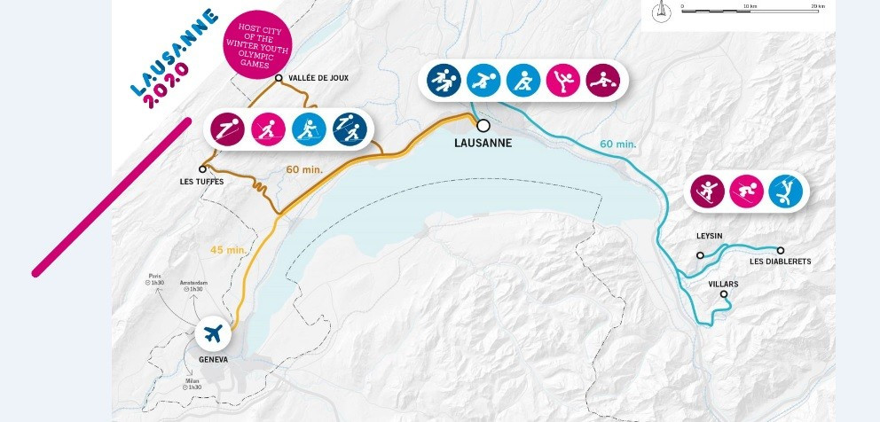 Lausanne's plan for the 2020 Winter Youth Olympics includes staging events in France