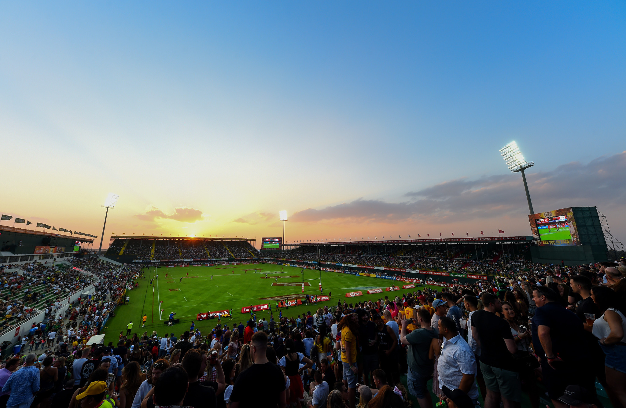 Dubai is a regular stopover for the World Rugby Sevens Series ©Getty Images
