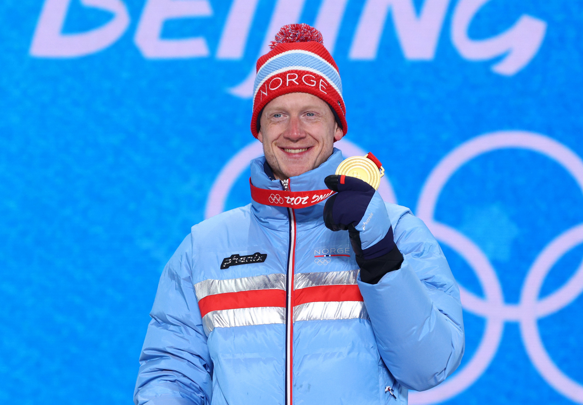 Johannes Thingnes Bø of Norway claimed more gold medals than any other athletes at Beijing 2022 with four ©Getty Images