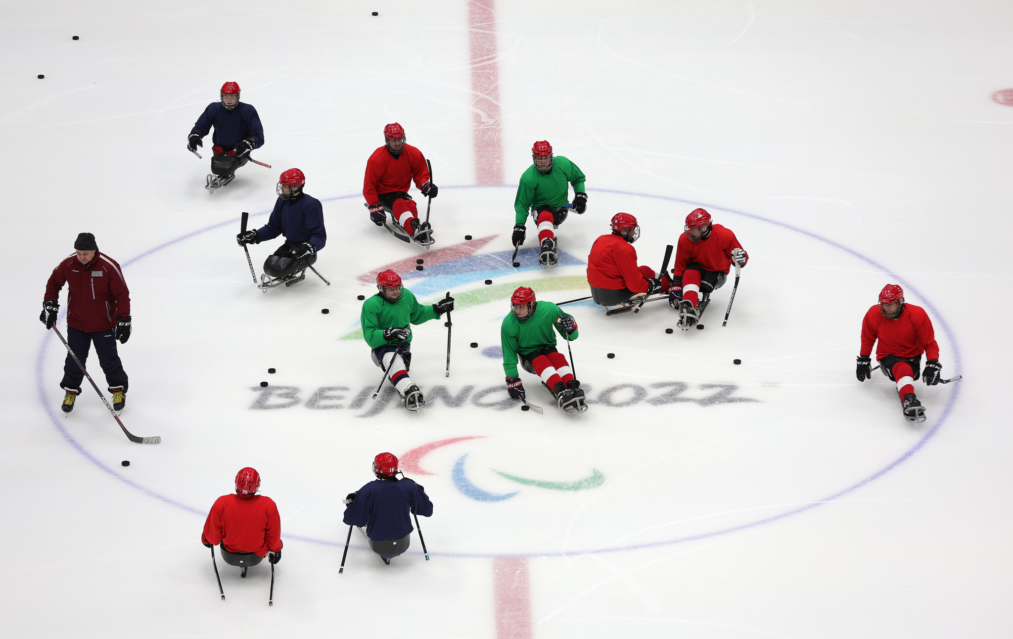 The Russian Paralympic Committee ice hockey team is one of many banned from the Beijing 2022 Paralympics