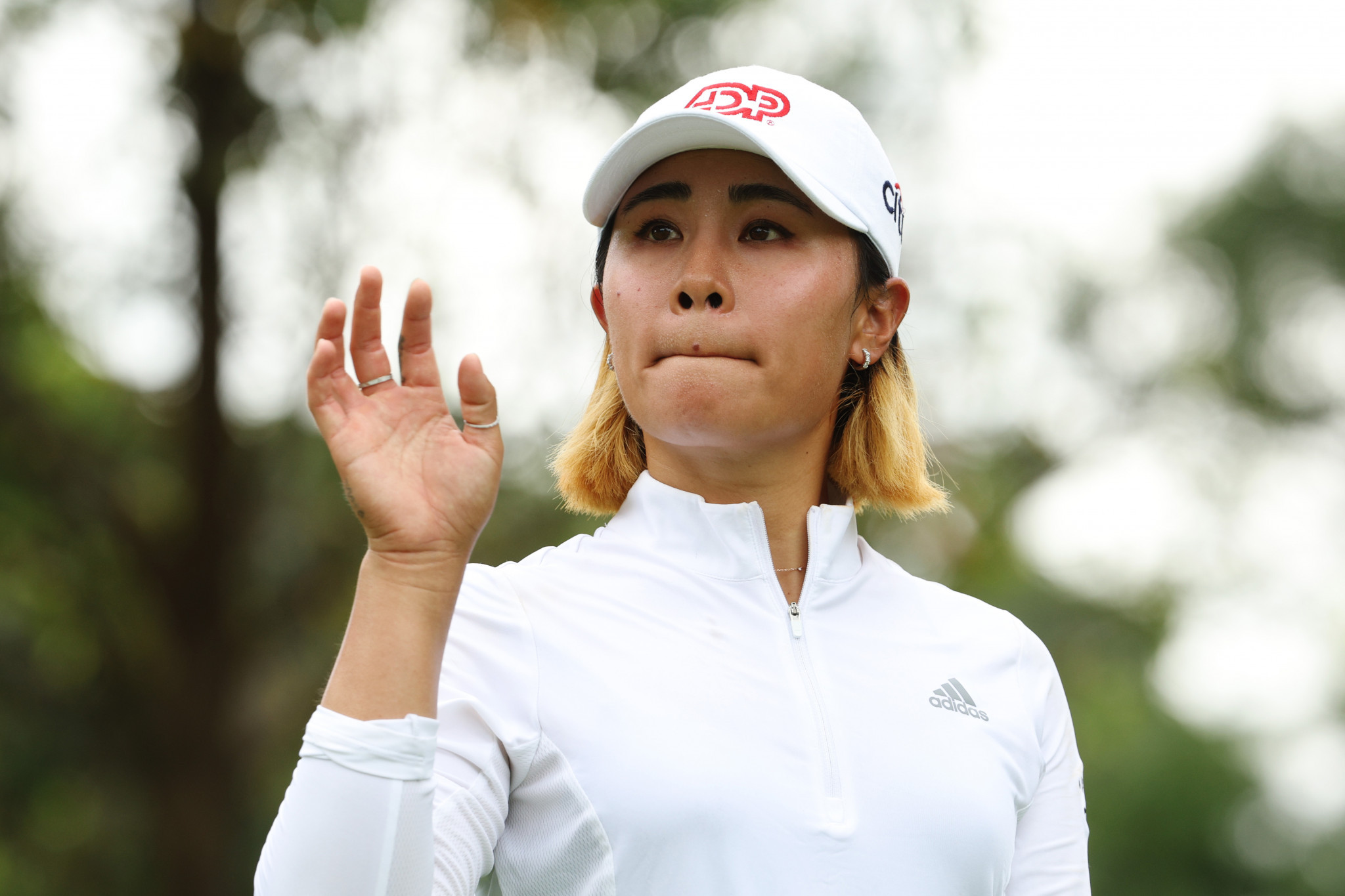 Danielle Kang scored seven birdies, but also three bogeys on the opening day of the HSBC Women's World Championship ©Getty Images