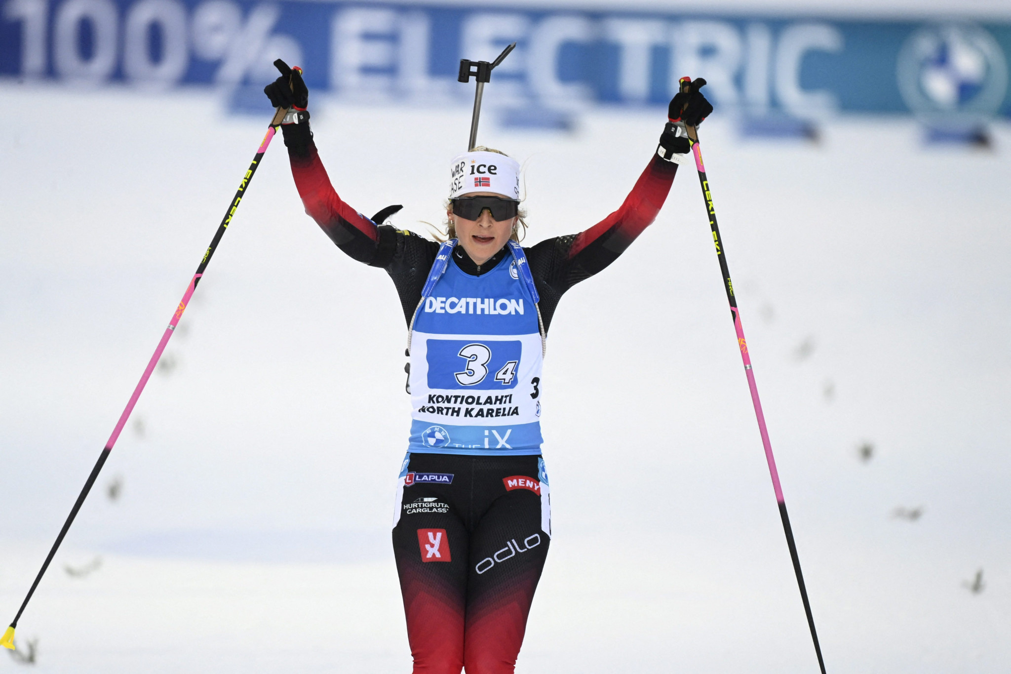 Norway win first Biathlon World Cup race without banned Russia or Belarus