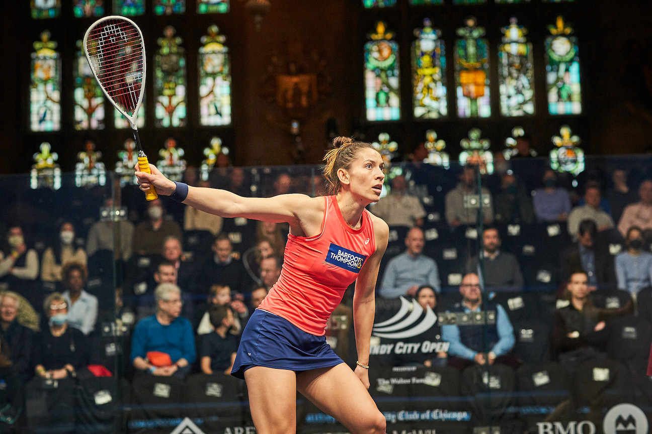 Joelle King is among the leading players who features in SquashMind resources ©PSA