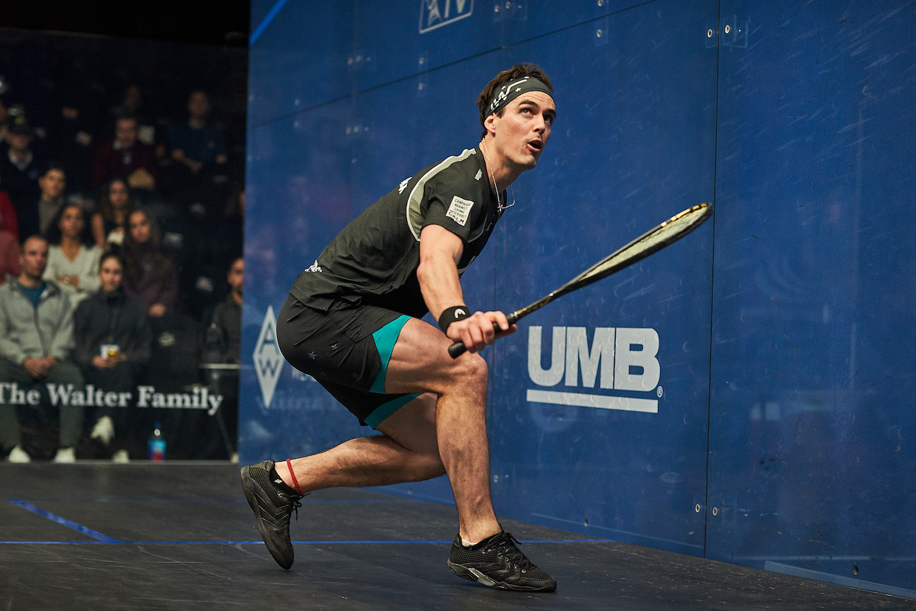 Paul Coll became world number one at the Windy City Open ©PSA
