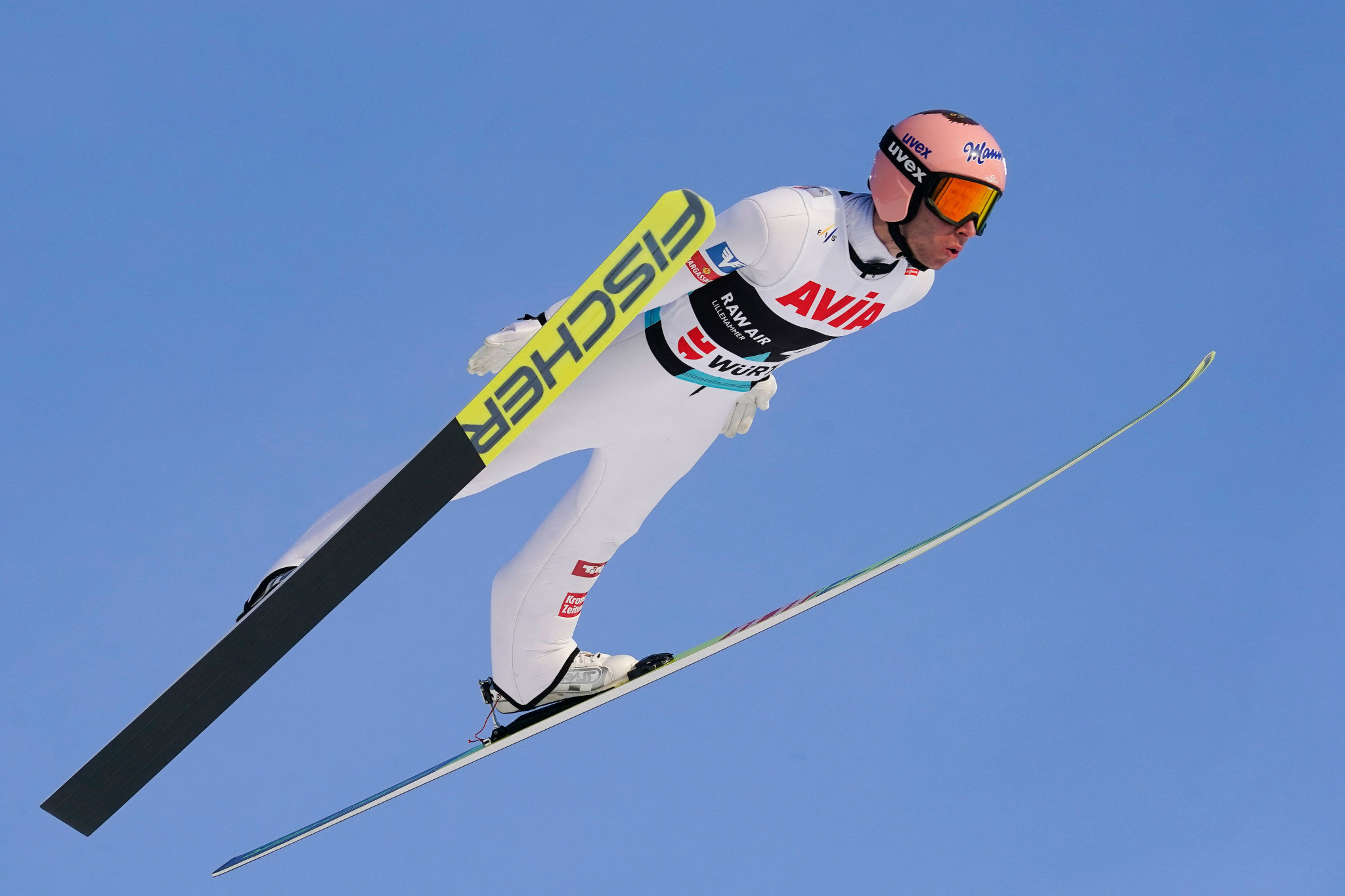 Stefan Kraft recorded the best jump of the day ©Getty Images