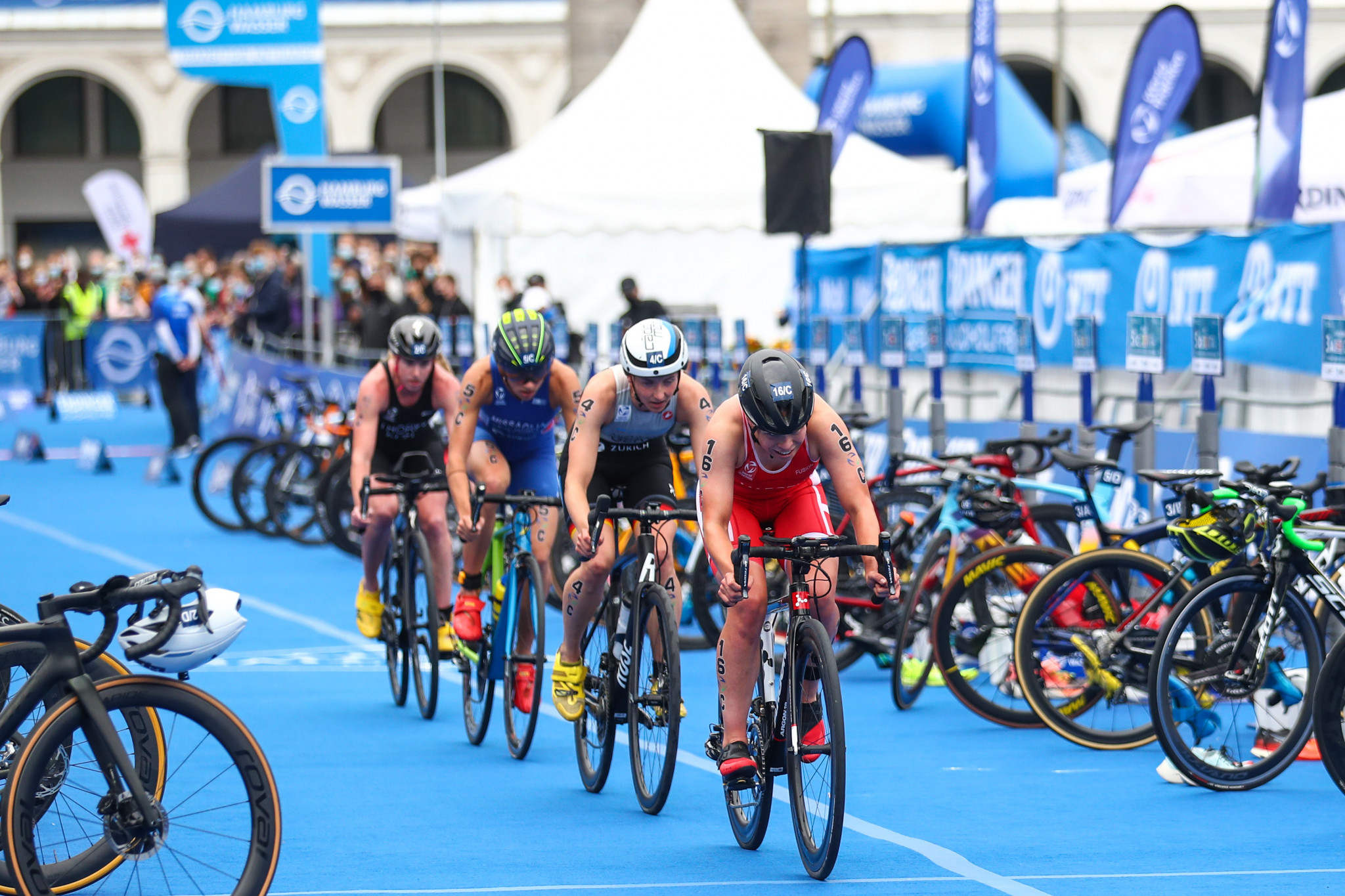 World Triathlon has started a new partnership with ROTOR Bike Components ©Getty Images