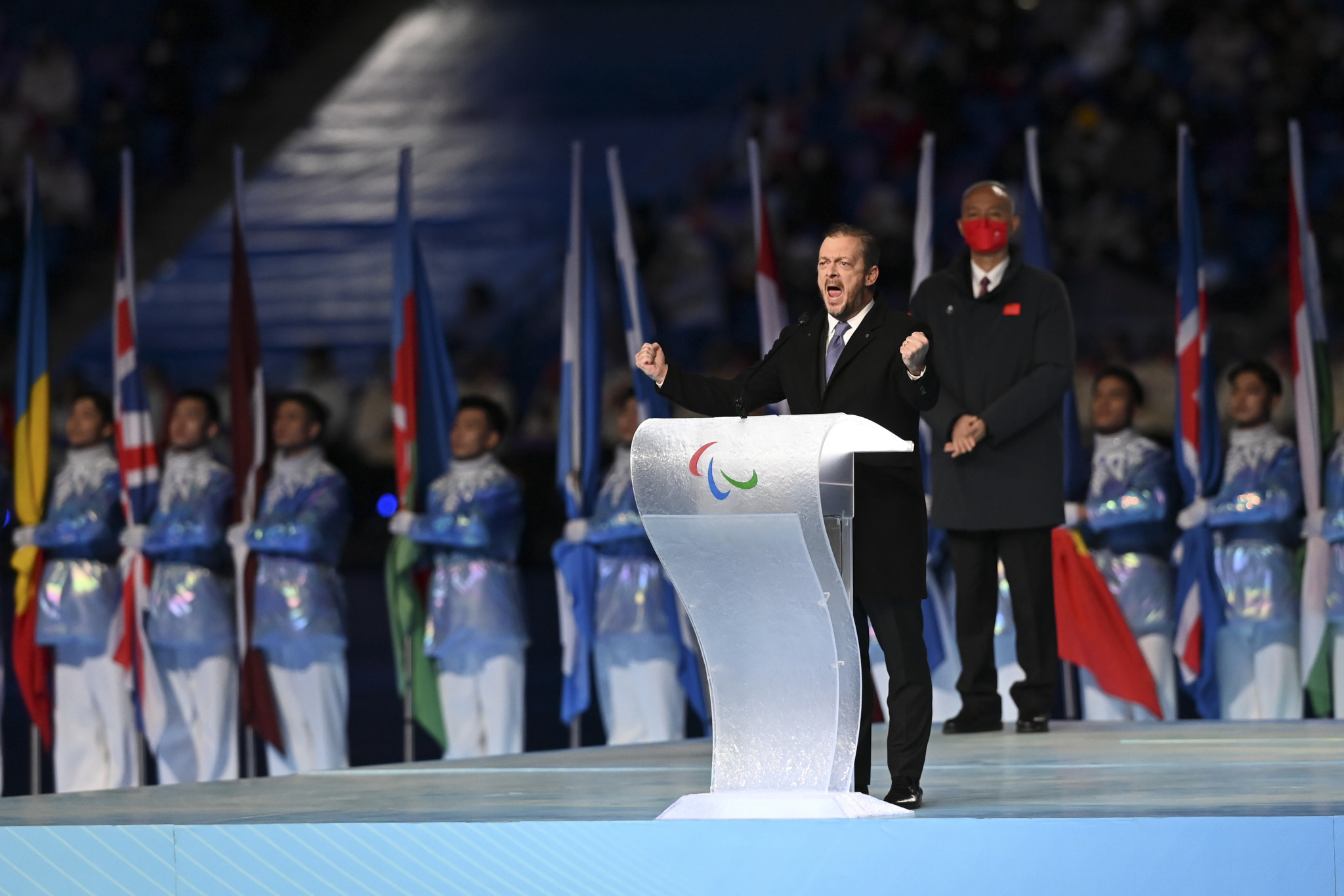 IPC President Andrew Parsons insisted Russian and Belarusian athletes were 