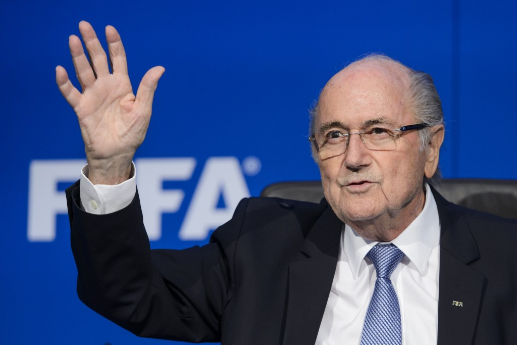 Sepp Blatter is due to depart FIFA after 18 years at the helm
