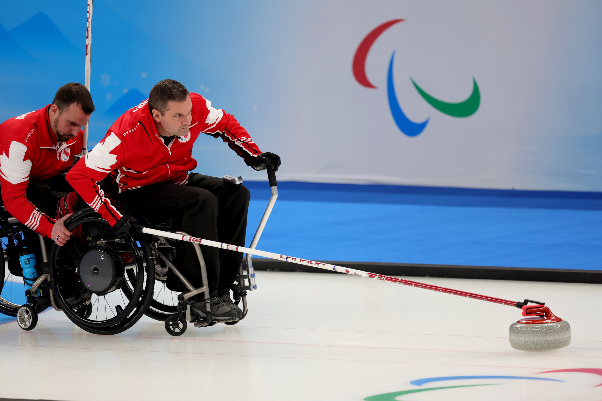 Canada beat Switzerland and hosts China to pick up their first two wins of the wheelchair curling competition ©Getty Images