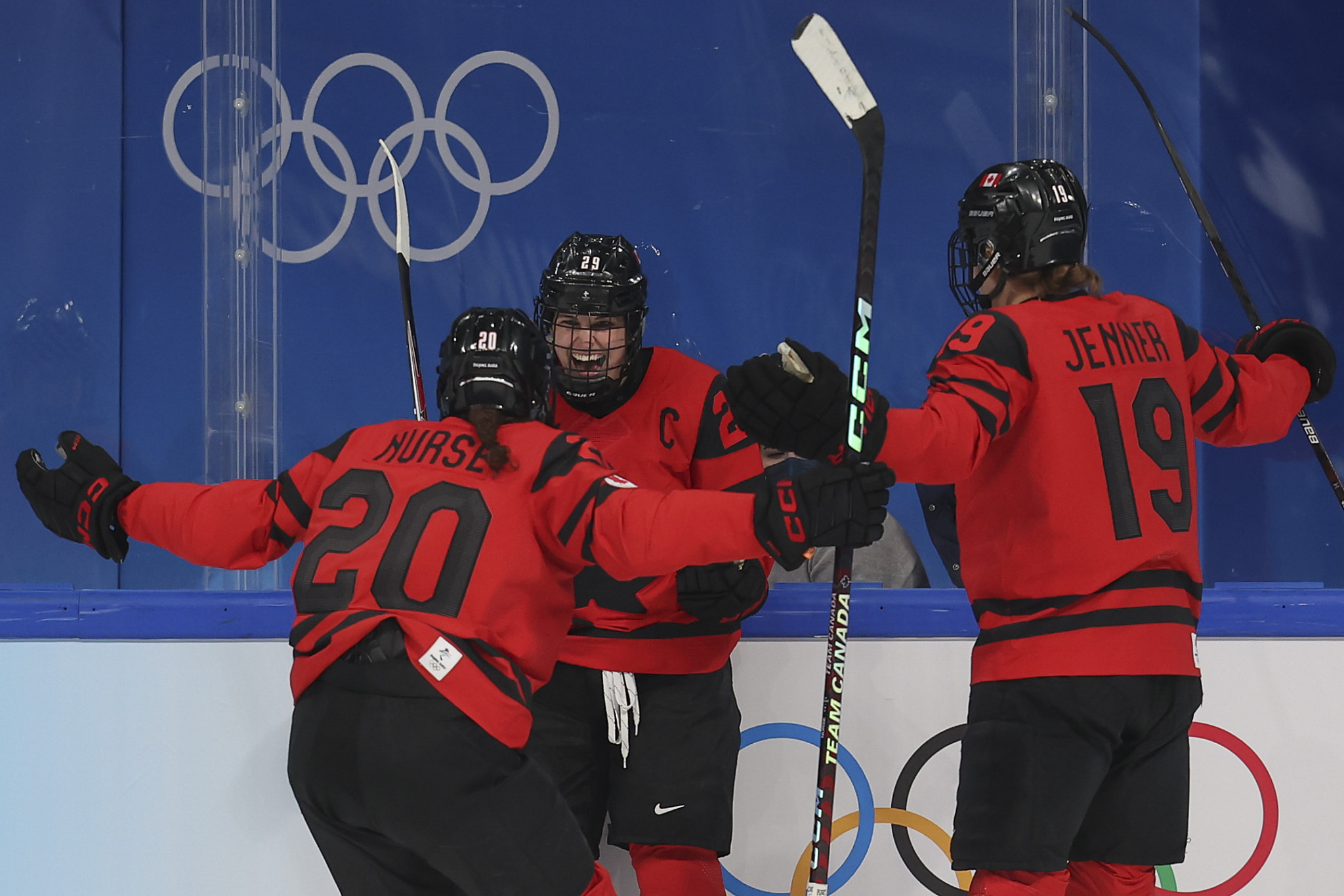 Poulin scored twice in the Olympic final against the United States ©Getty Images