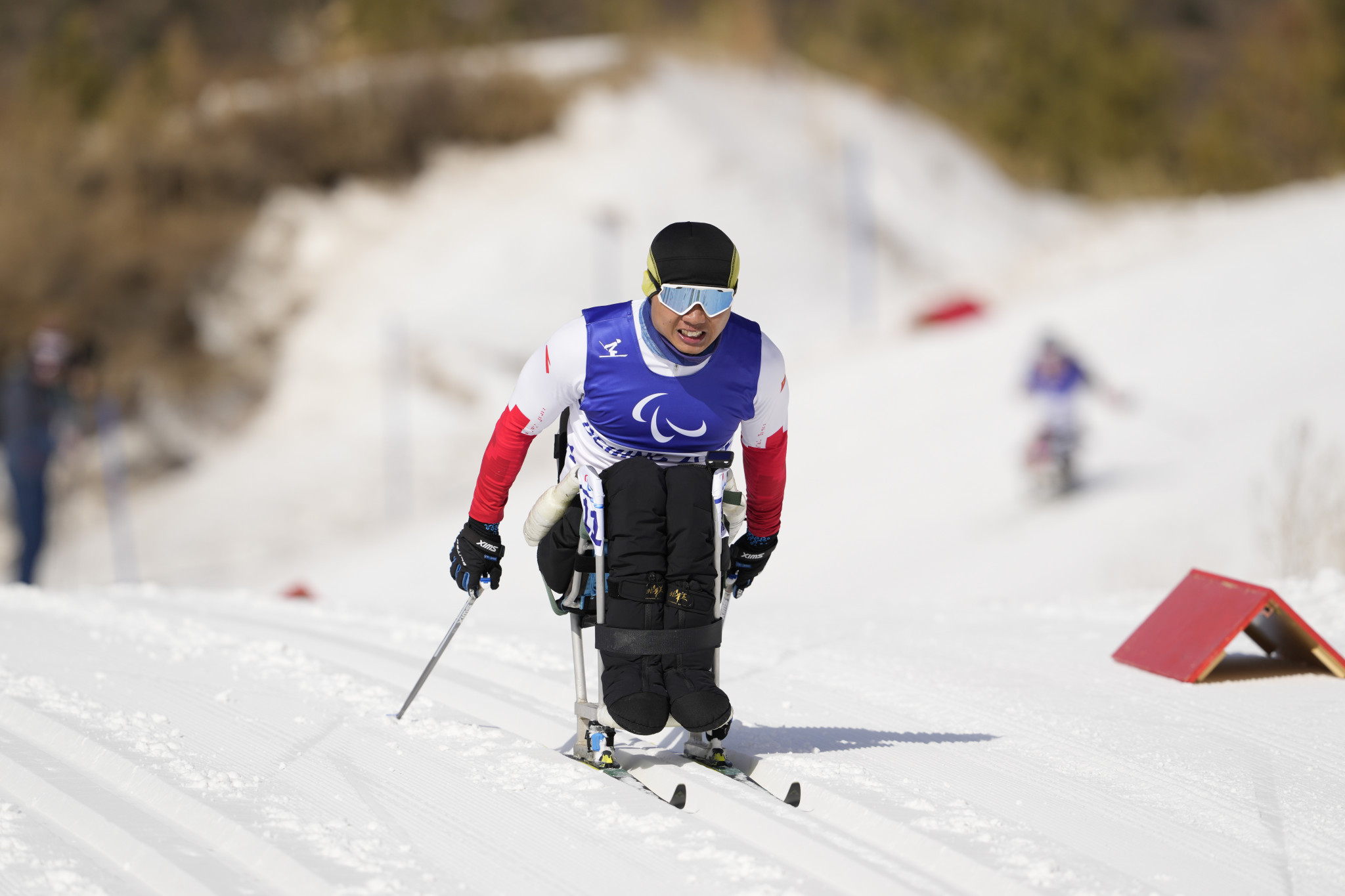 Zheng Peng was responsible for winning China's first Paralympic cross-country gold medal just before ©Getty Images