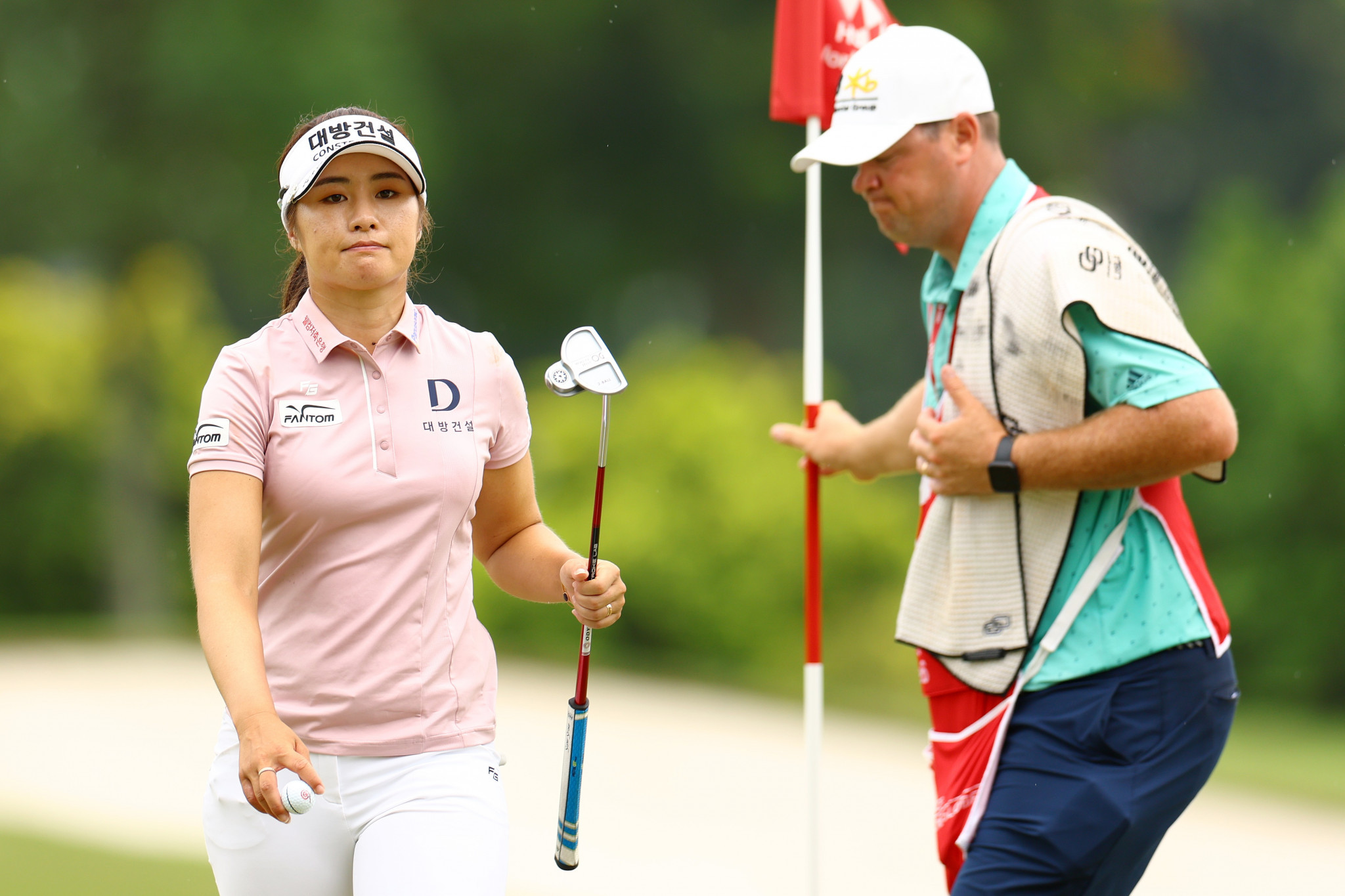 Lee Jeong-eun led the way before crumbling on the final green as Ko Jin-young swooped to take the title ©Getty Images