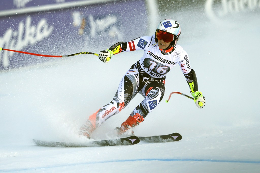 Tina Weirather won gold for Liechtenstein in La Thuile ©Getty Images