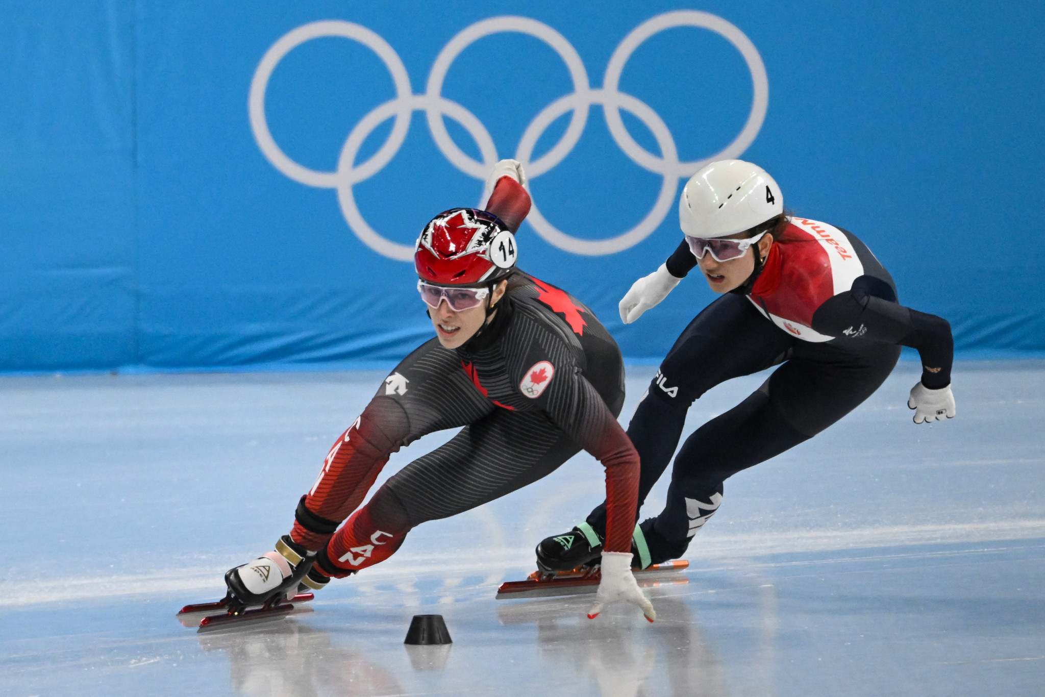 Canada's Florence Brunelle won three gold medals at the World Junior Short Track Speed Skating Championships in in Gdansk just weeks after competing at Beijing 2022 ©Getty Images
