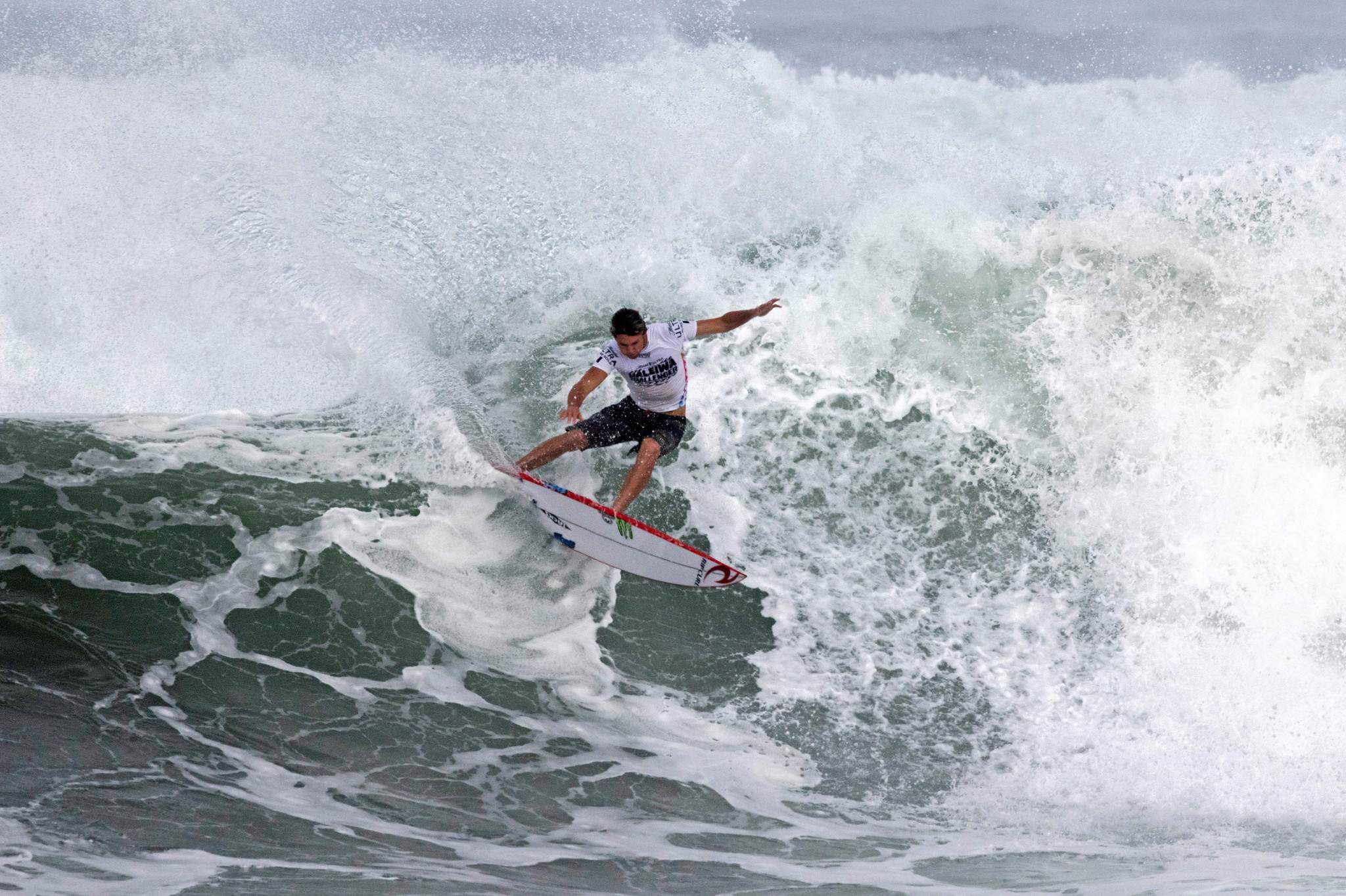 The United States' Griffin Colapinto earned his first WSL Championship Tour win in Peniche ©Getty Images