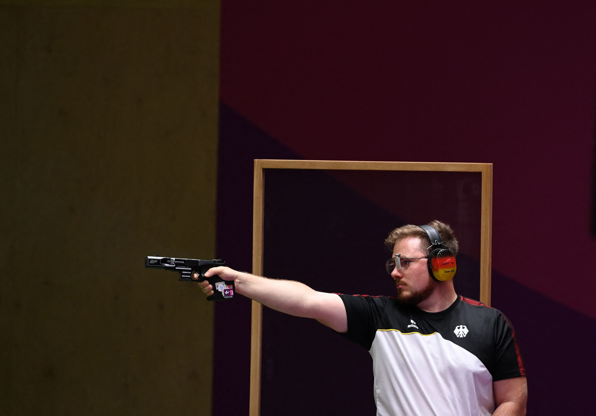 Oliver Geis was part of Germany's gold medal winning 25m rapid fire pistol team at the ISSF World Cup in Cairo ©Getty Images
