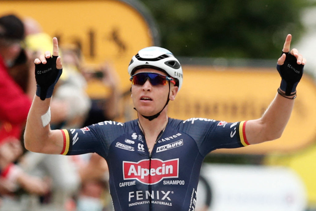 Belgium's Tim Merlier won the second stage of Tirreno-Adriatico ©Getty Images