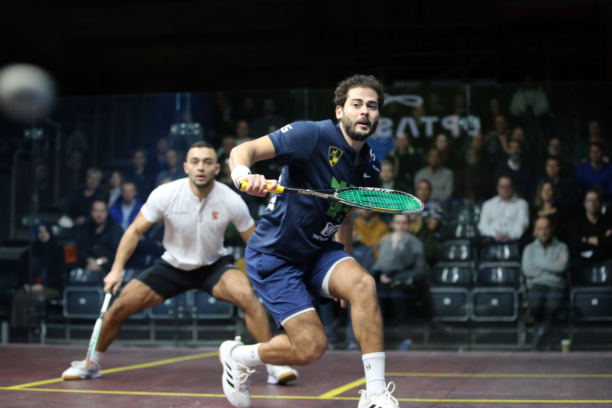 Former world number one Karim Abdel Gawad is through to the last eight ©PSA