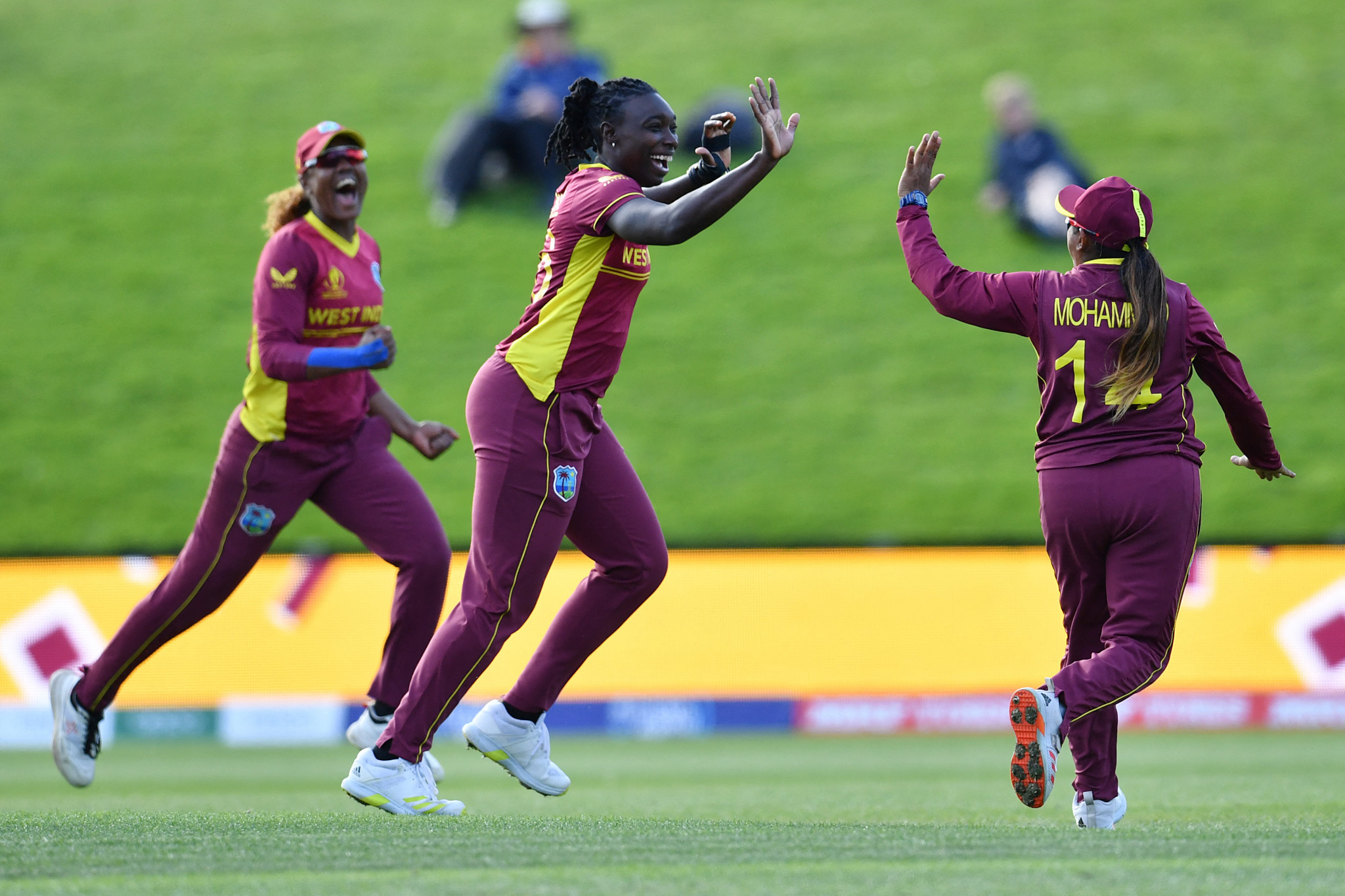 The West Indies pulled off a shock victory over defending champions England in the Women's Cricket World Cup in Dunedin ©Getty Images