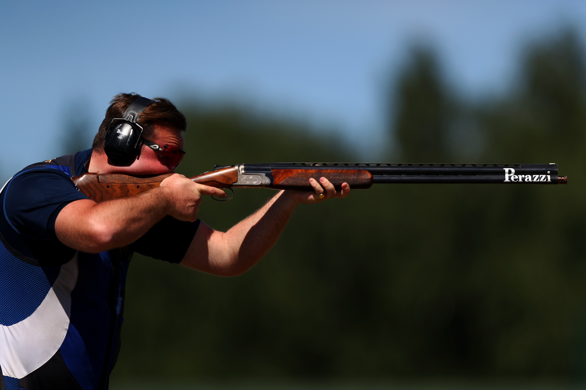 Britain's Matthew Coward-Holley won the bronze in the men's trap at Tokyo 2020 and is one of the leading shooters at the ISSF Shotgun World Cup in Nicosia ©Getty Images