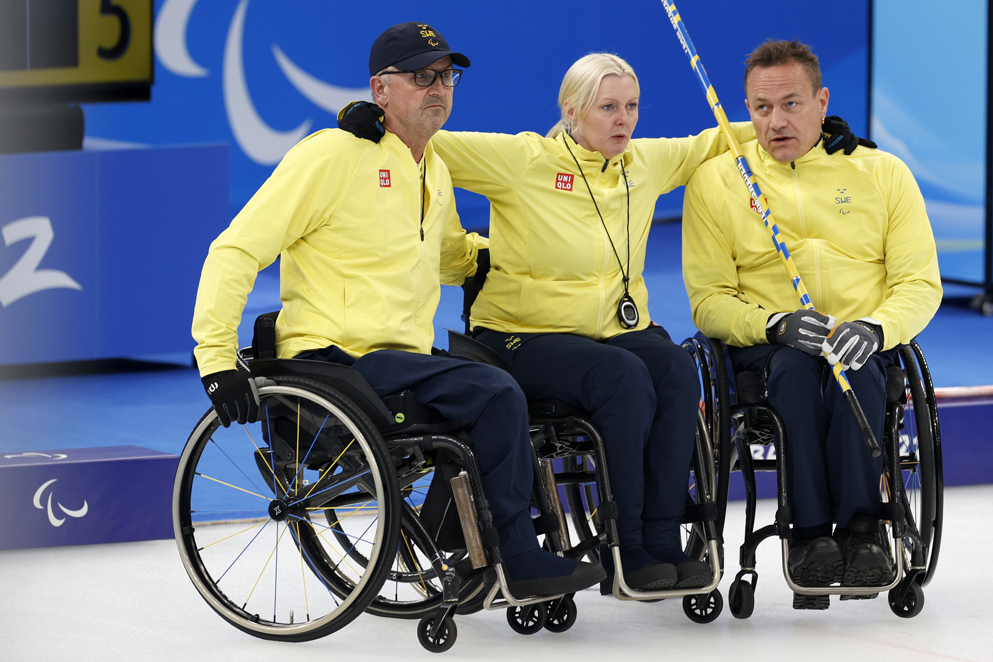 Sweden has a strong record of 6-2 after day five in the wheelchair curling - the same as China ©Getty Images