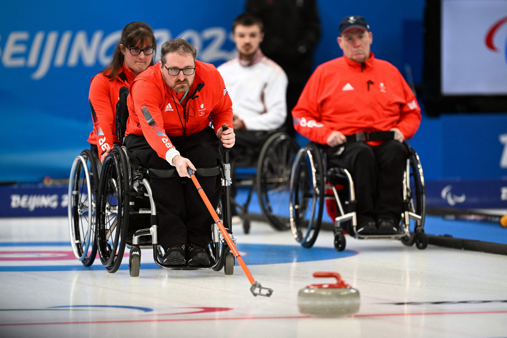 Britain finished their wheelchair curling tournament on a high after beating Latvia 8-4 ©Getty Images