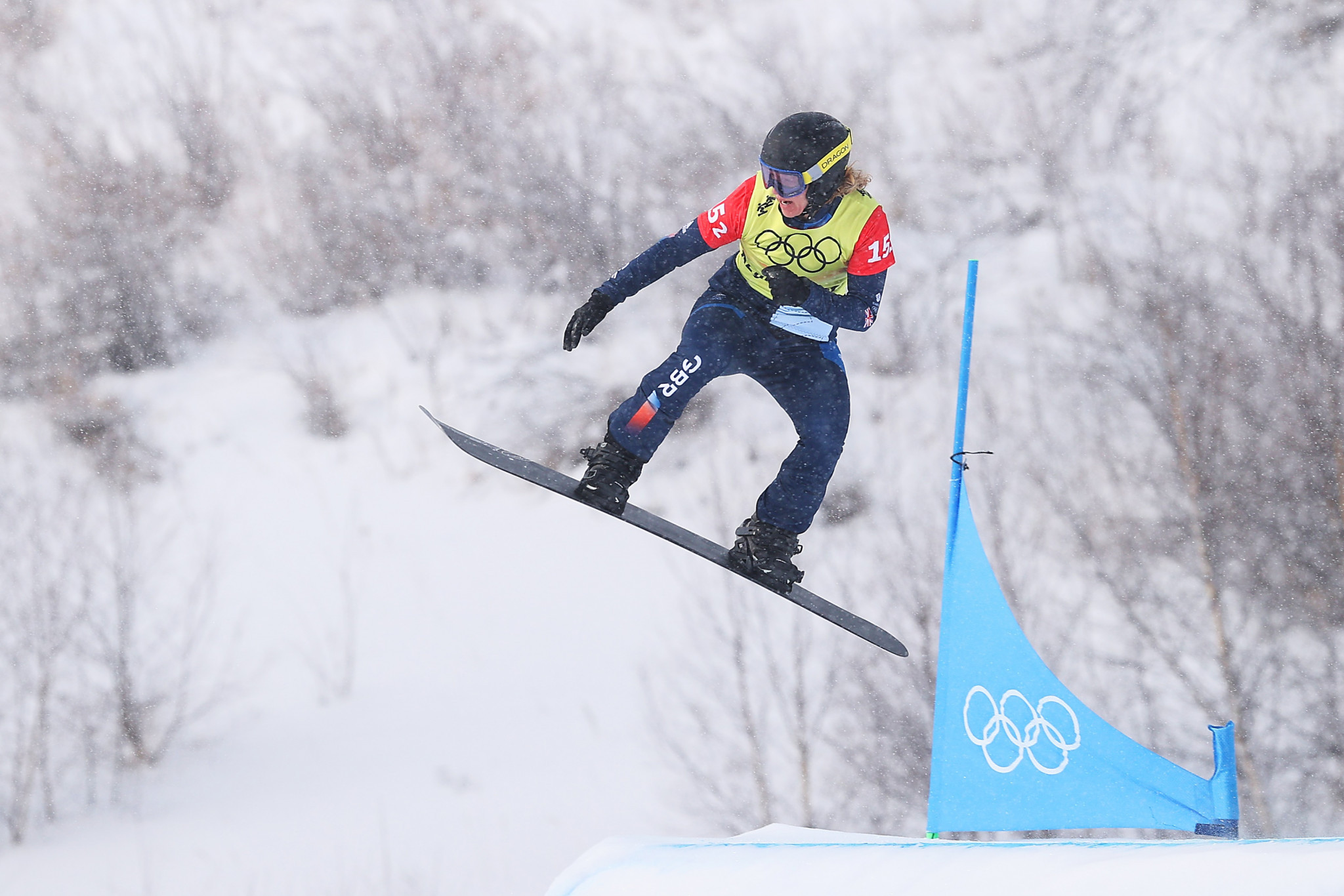 Charlotte Bankes won the women's snowboard cross Crystal Globe today ©Getty Images
