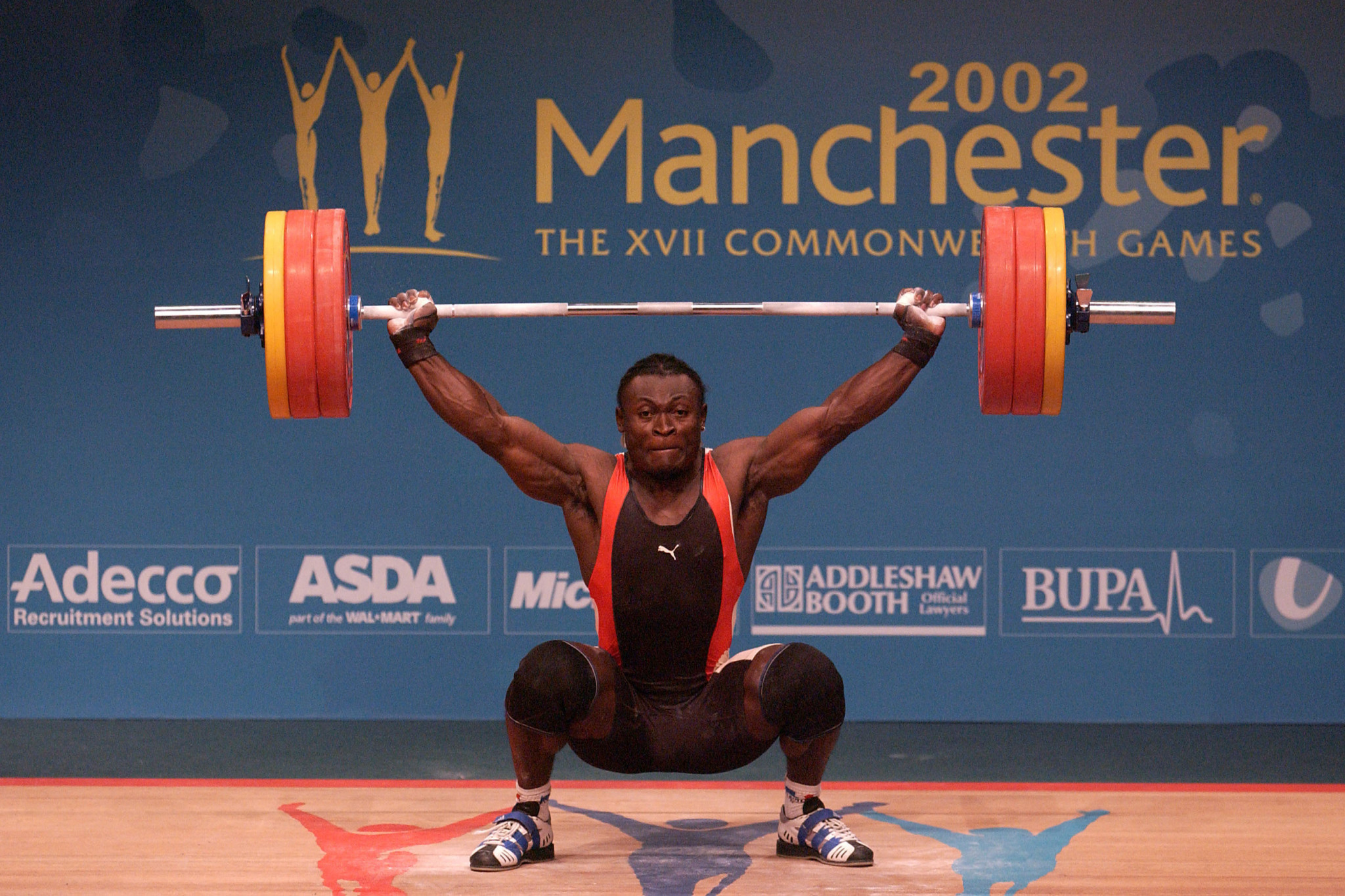 Cameroon won nine gold medals in weightlifting at the Manchester 2002 Commonwealth Games ©Getty Images