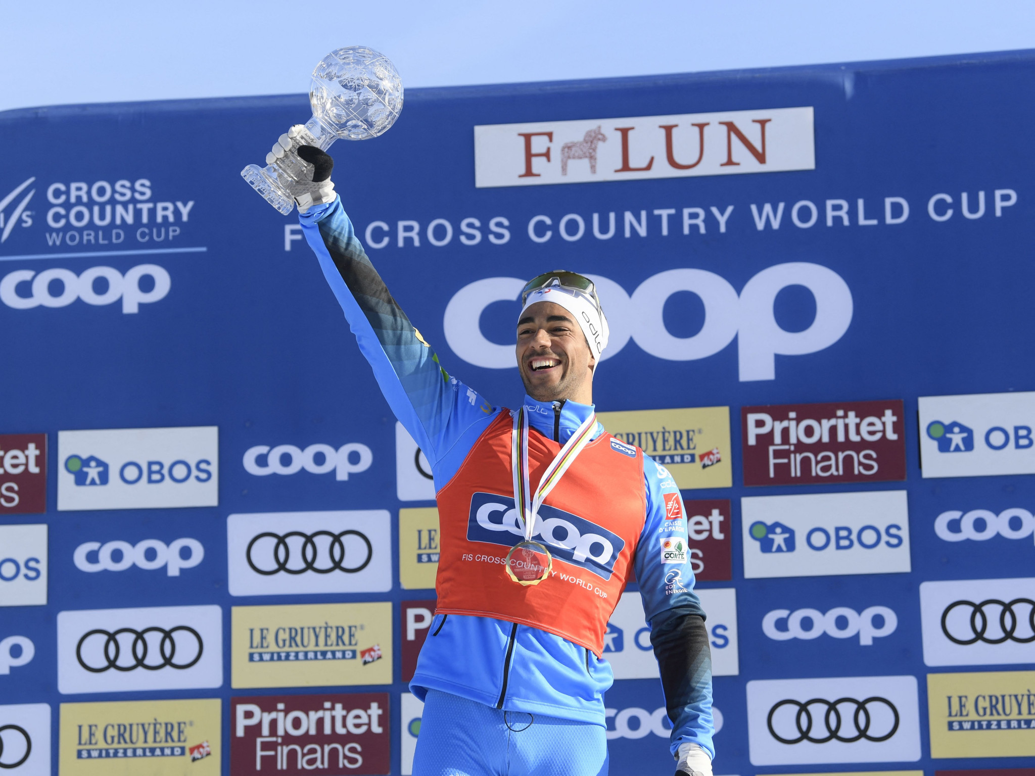 Richard Jouve claimed the sprint distance crystal globe ©Getty Images