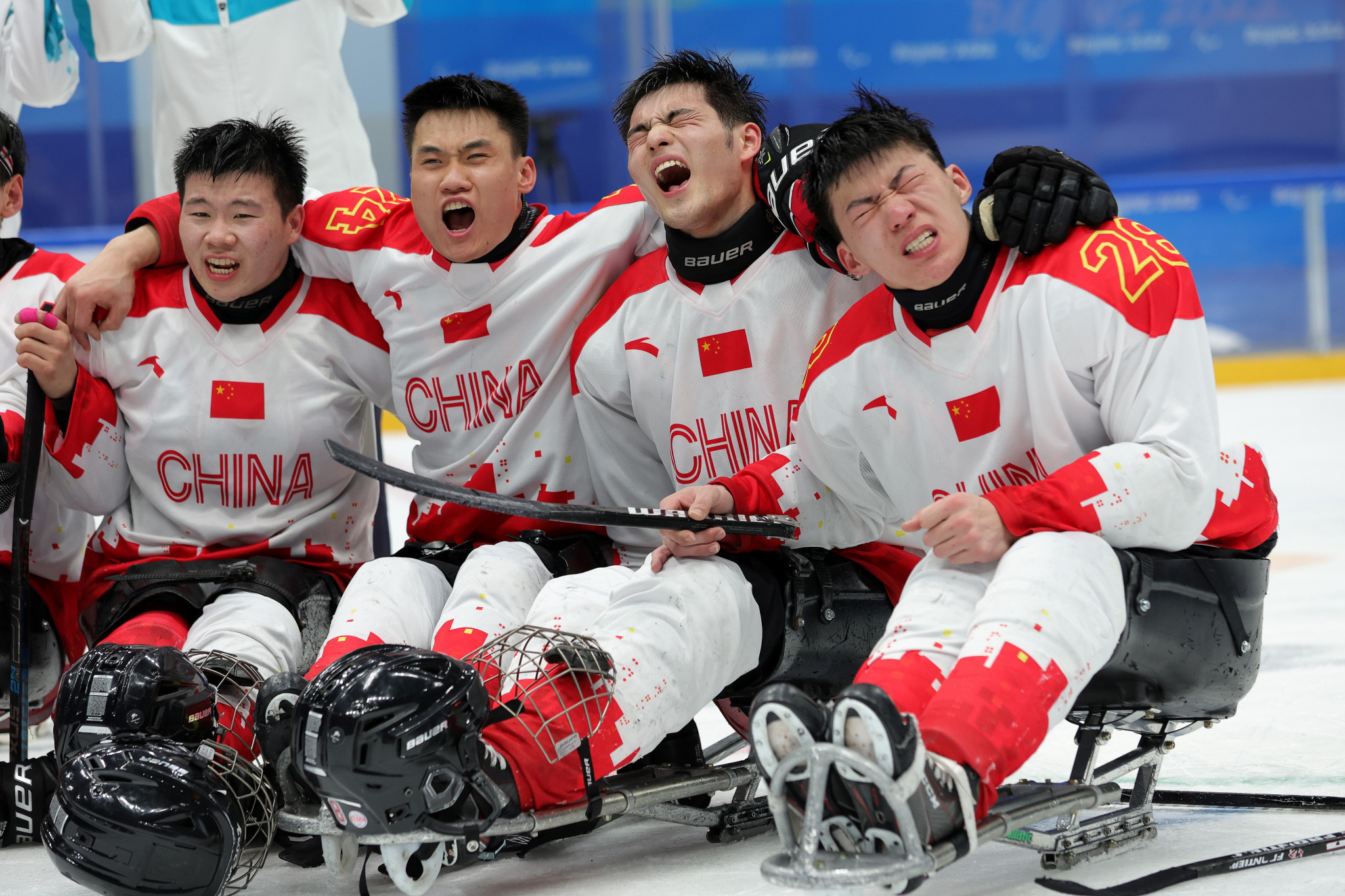 China's bronze in the ice hockey is their first medal in the sport at the Paralympics ©Getty Images