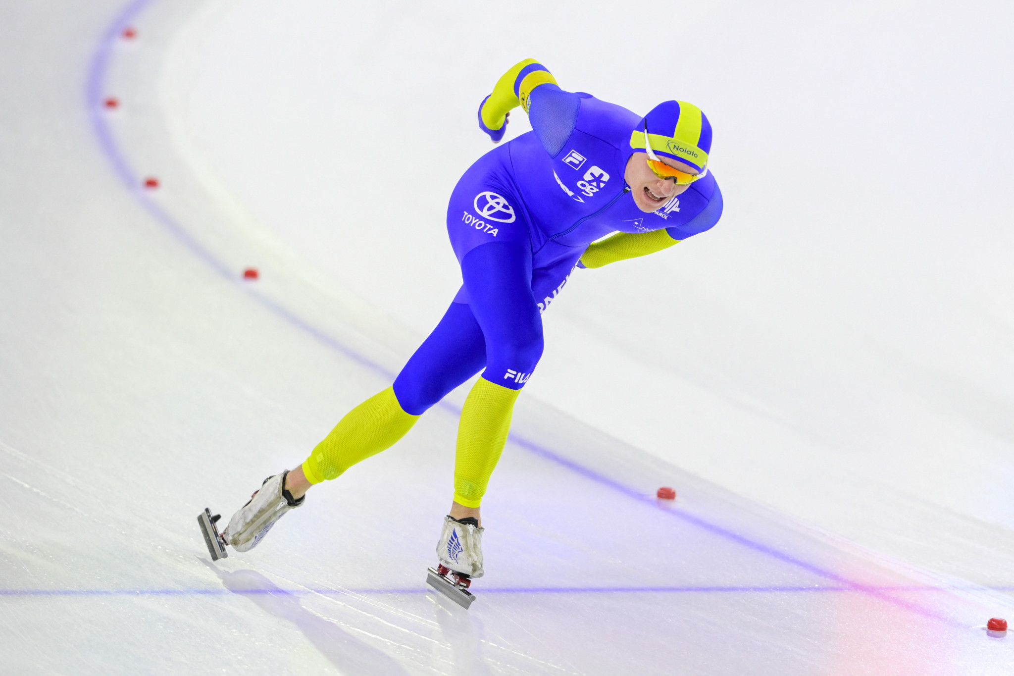 Sweden's Nils van der Poel ended his season and, potentially his career, in style with victory in the 5,000m at the ISU Speed Skating World Cup Final in Heerenveen©Getty Images