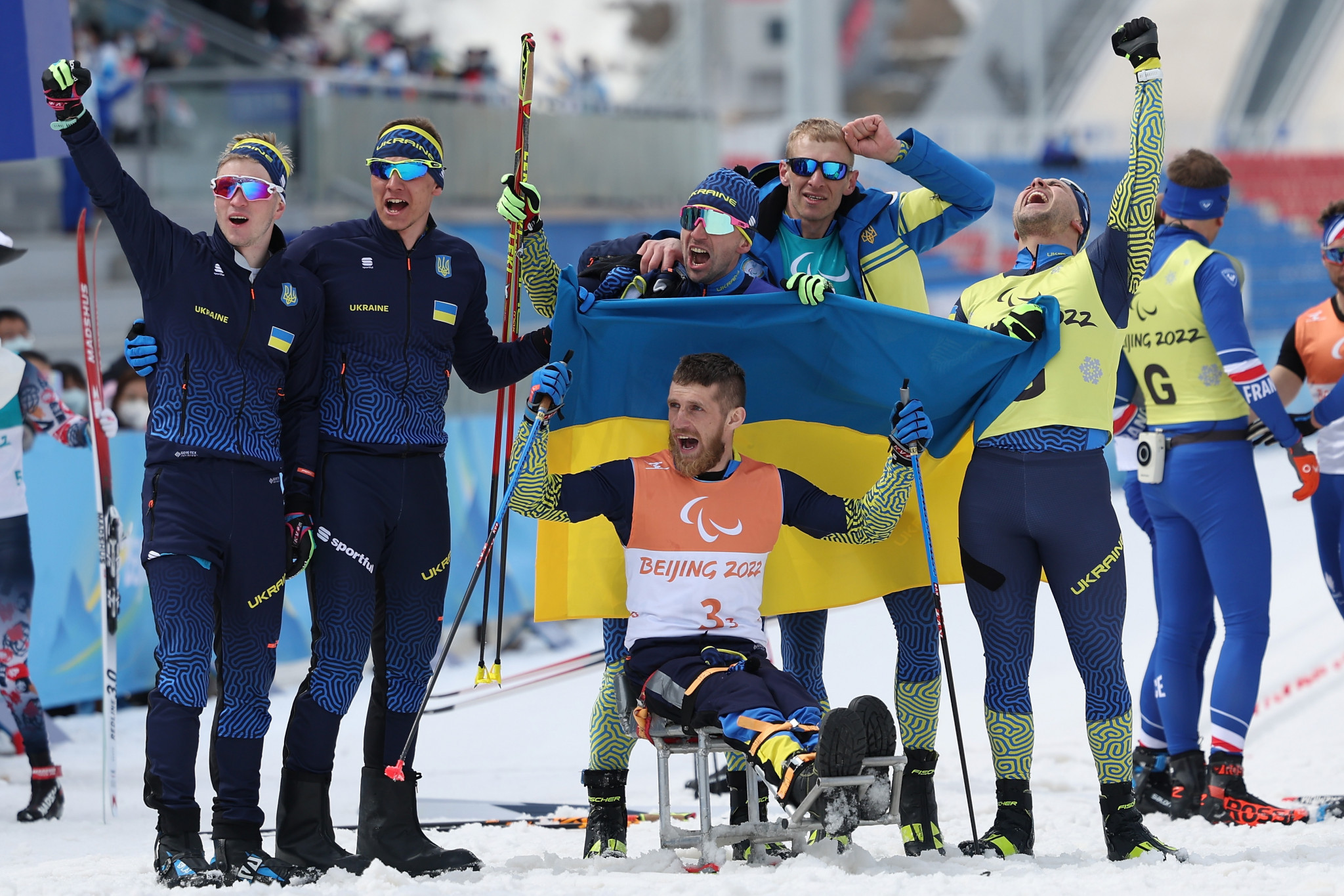 Ukraine made up for a disappointing result in the mixed relay by taking gold in the open ©Getty Images