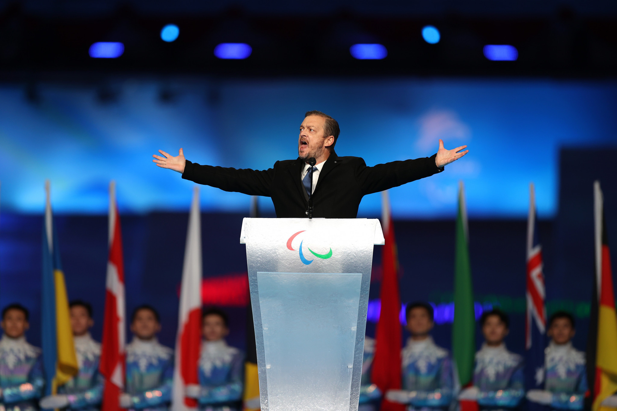 IPC President Andrew Parsons has admitted it could hold a different policy on Russia and Belarus to the IOC at Paris 2024 ©Getty Images