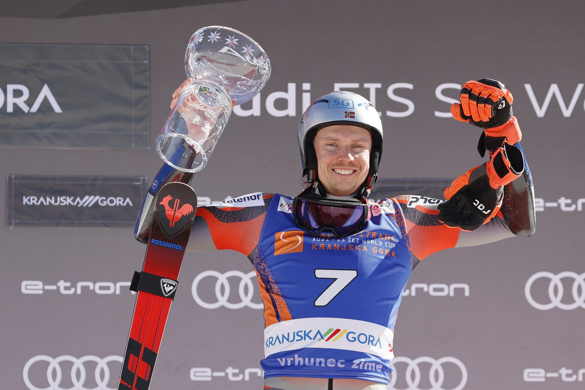 Kristoffersen secures giant slalom double at Kranjska Gora Alpine Ski World Cup