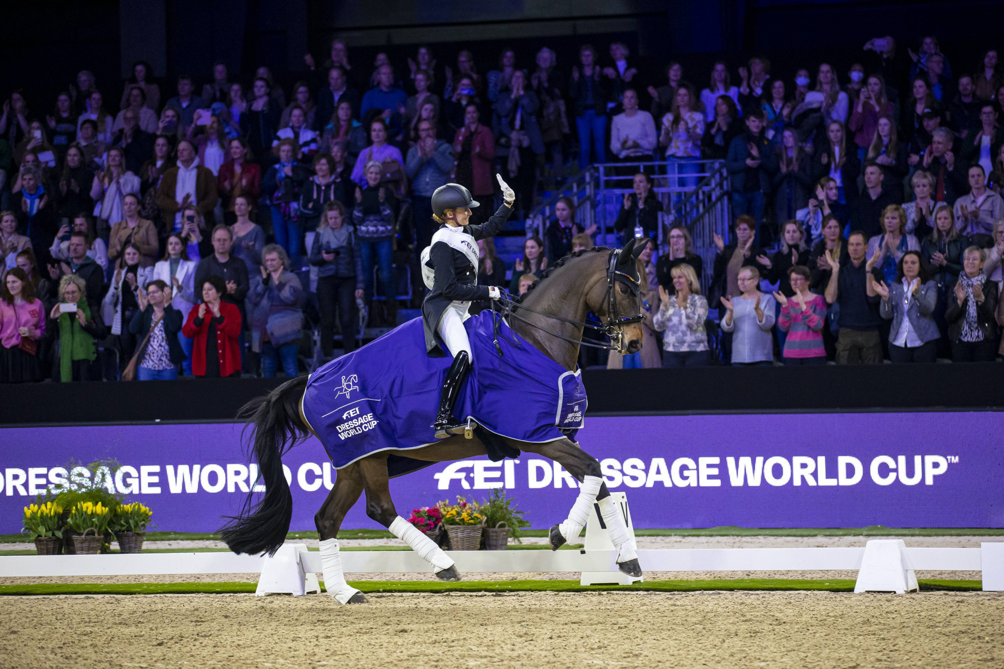 Von Bredow-Werndl  and Dalera take home gold at the final leg of FEI Dressage World Cup 