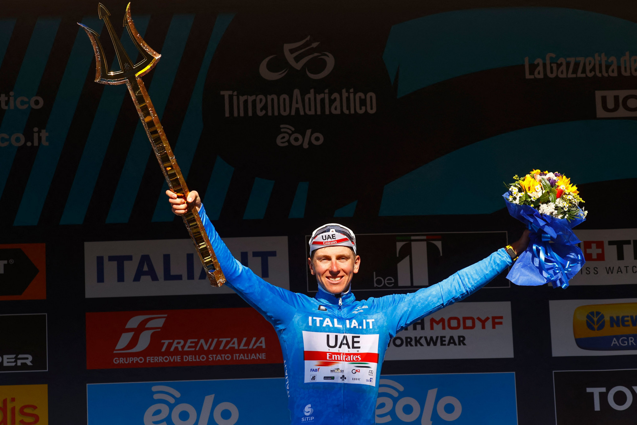 Pogačar defends Tirreno-Adriatico trophy as Bauhaus wins final stage 