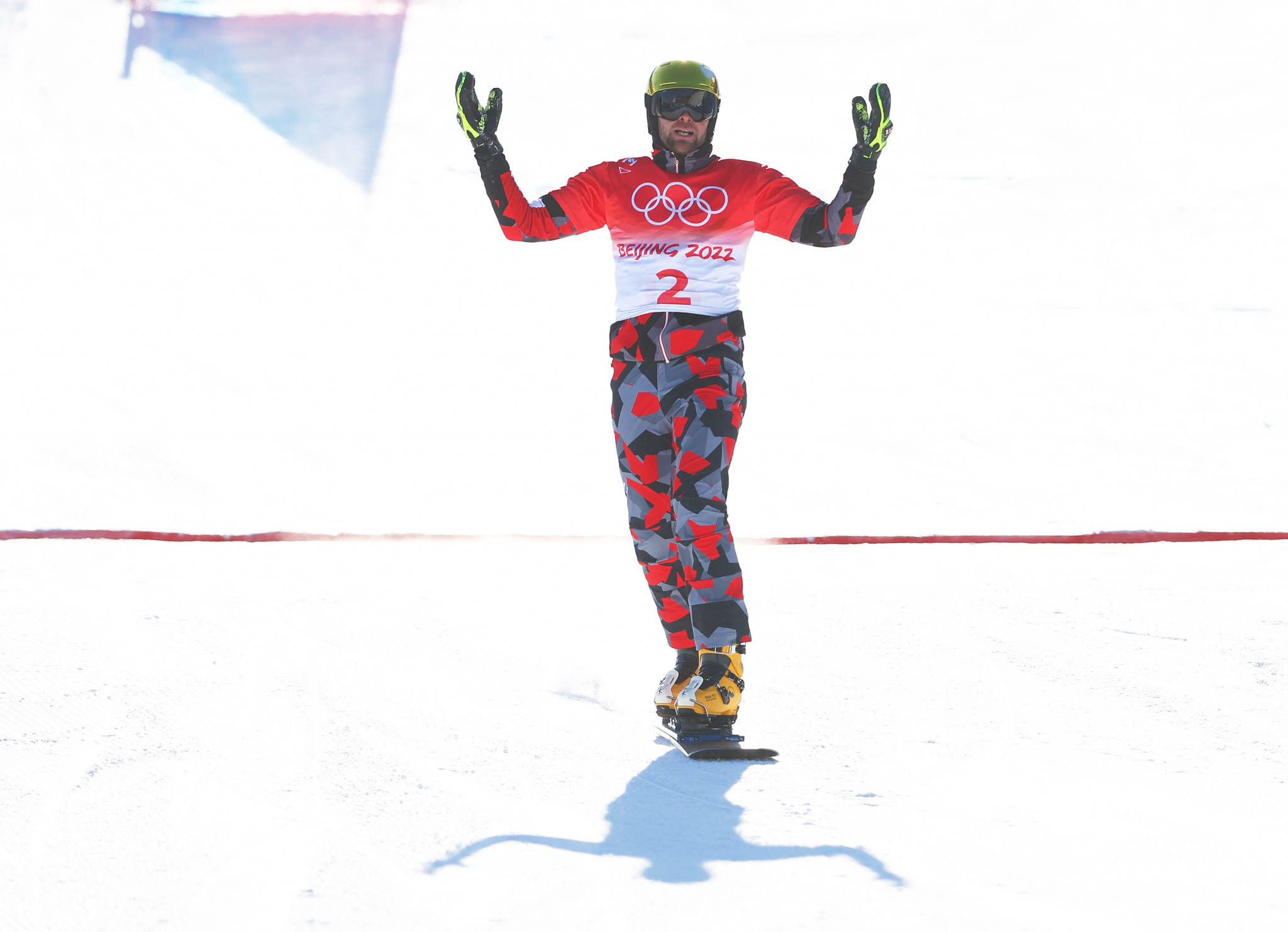 Benjamin Karl of Austria won the mixed team parallel slalom in Piancavallo along with compatriot Daniela Ulbing ©Getty Images