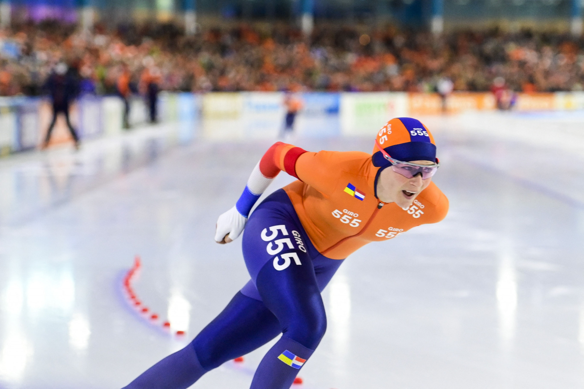 The Netherlands' Irene Schouten earned the women's ISU Speed Skating World Cup distance title with victory before home fans in Heerenveen ©Getty Images