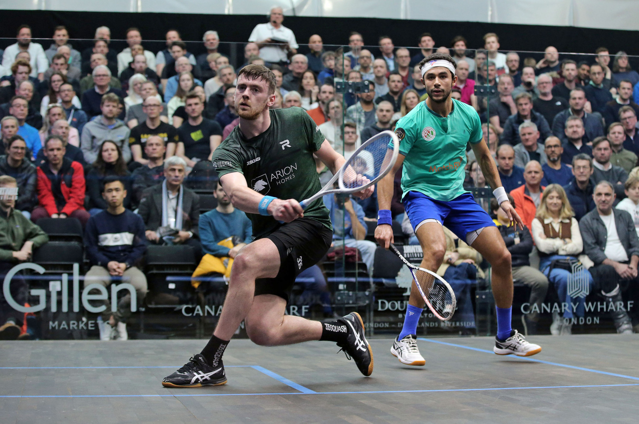 Patrick Rooney ensured England will remain well represented in this PSA World Tour Gold event as he defeated Egypt's Mohamed ElSherbini ©PSA
