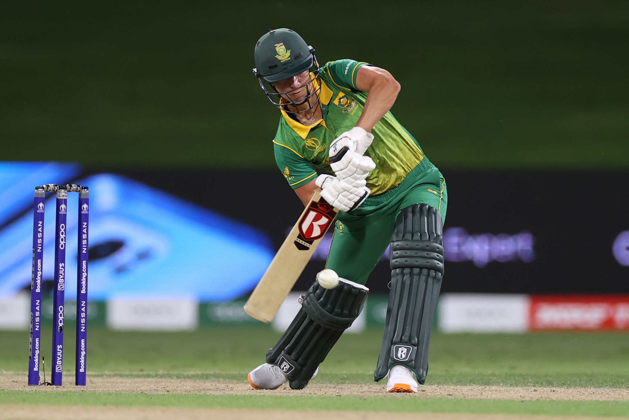 South Africa's Marizanne Kapp impressed with both bat and ball as she was voted player of the match in her side's three-wicket victory over England ©Getty Images