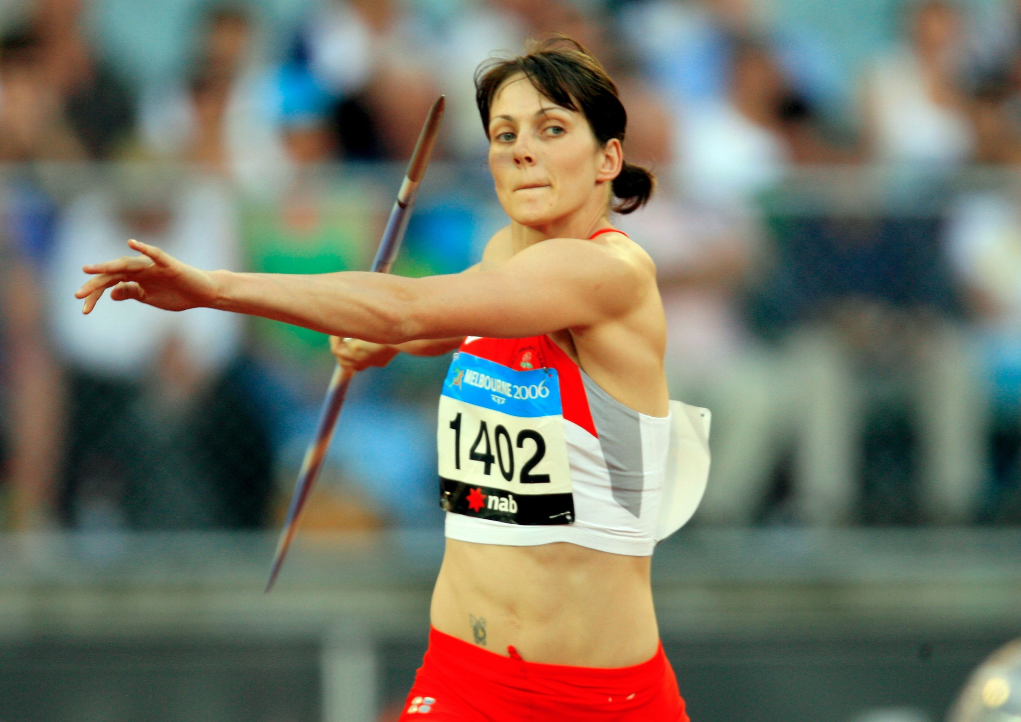 Kelly Sotherton won heptathlon gold at the Melbourne 2006 Commonwealth Games ©Getty Images
