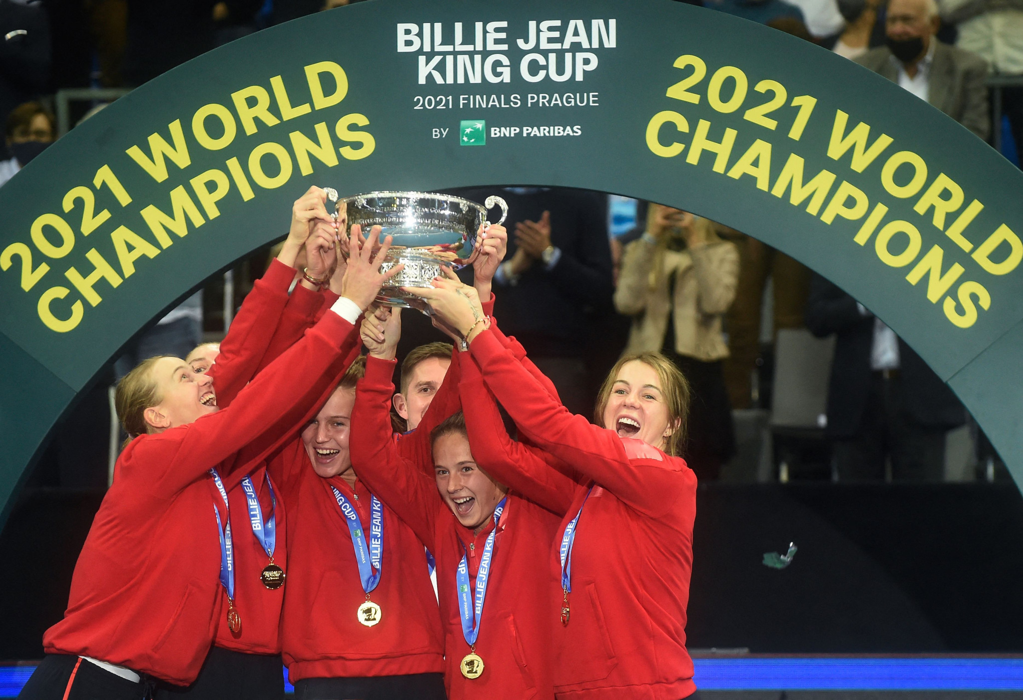 Russia won the 2021 Billie Jean King Cup at the O2 Arena in Prague, Czech Republic ©Getty Images

