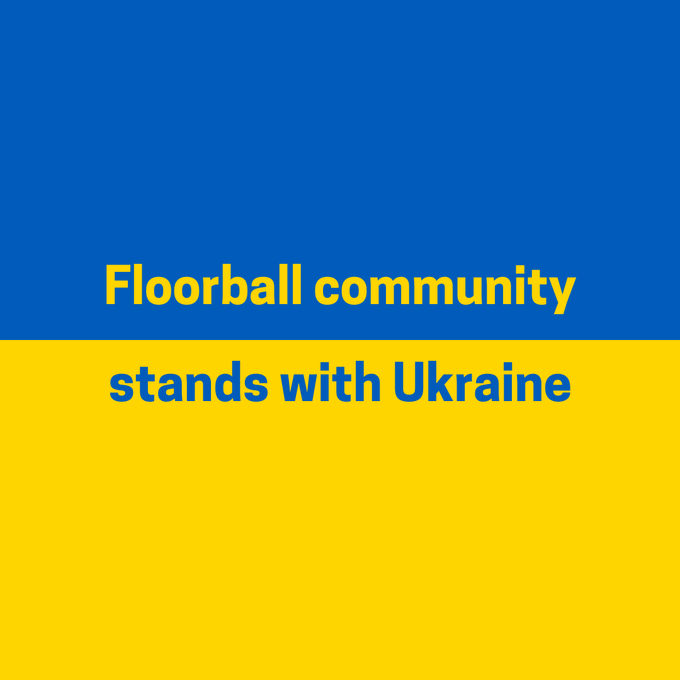 The IFF has praised efforts from the floorball community to support Ukraine ©IFF