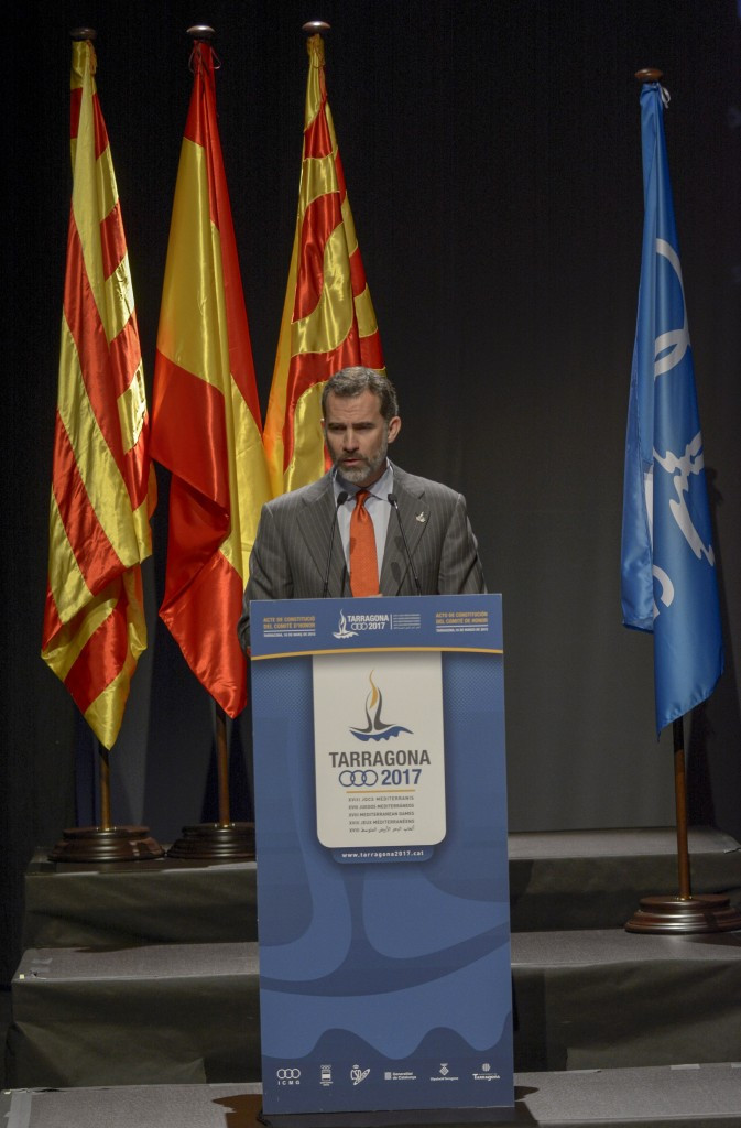 King Felipe VI of Spain has backed the Mediterranean Games