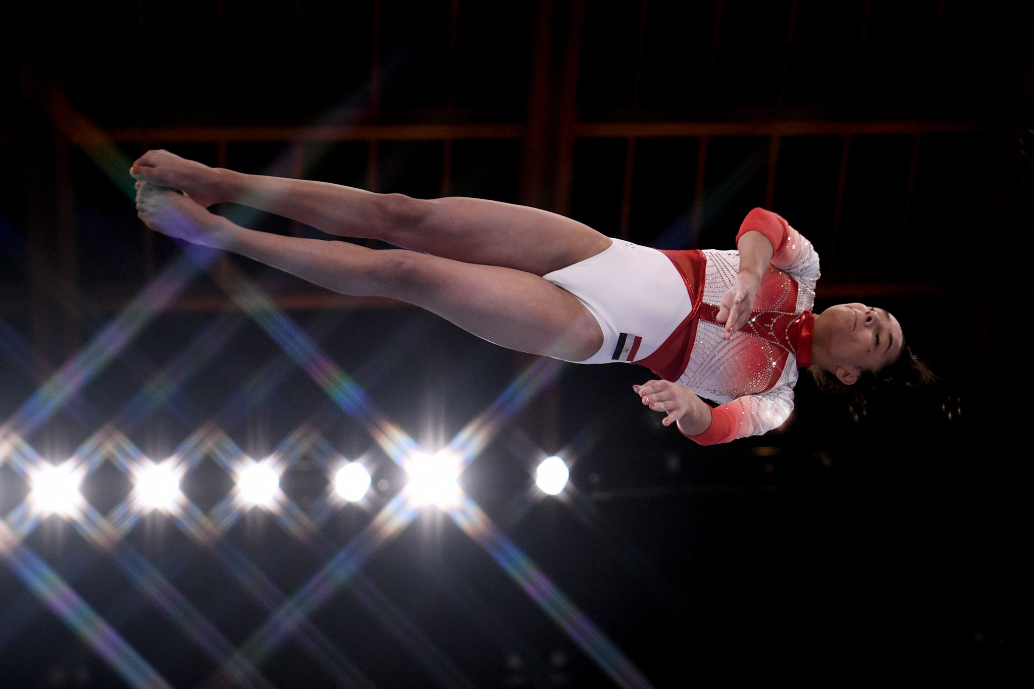 Zeina Sharaf is among the Egyptian contingent set to compete at a home Apparatus World Cup in Cairo ©Getty Images