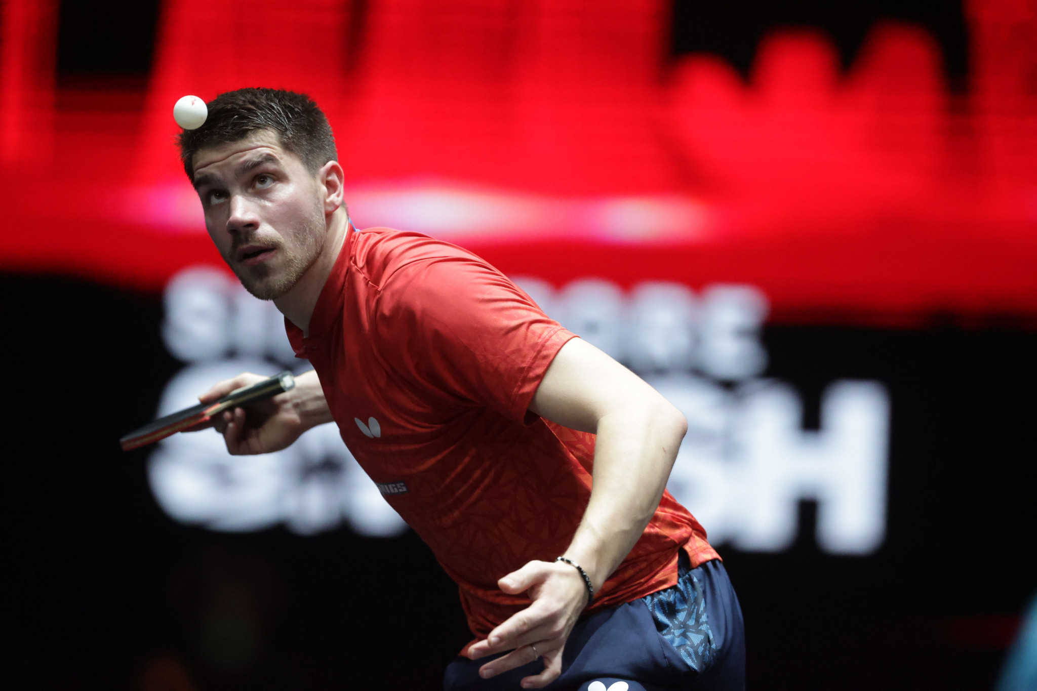   Germany’s Patrick Franziska impressed at the Singapore Smash ©World Table Tennis            